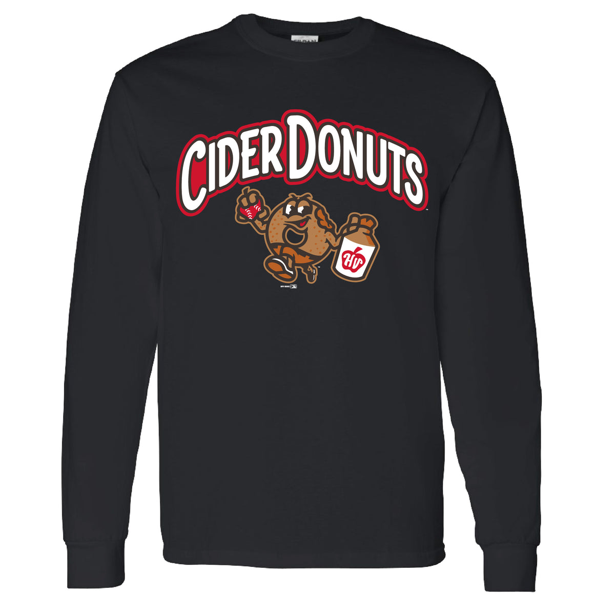 Adult Cider Donuts Scented L/S TShirt Hudson Valley Renegades