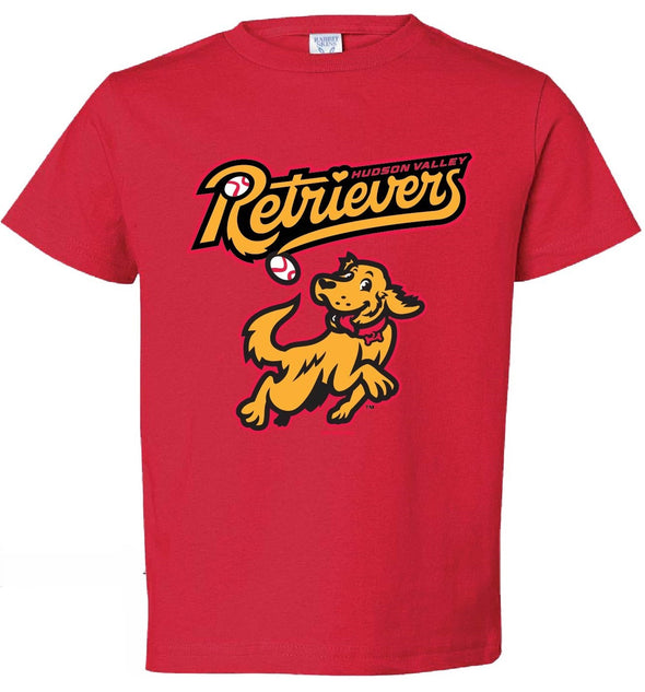 *Pre-Order* Toddler HV Retrievers Combo Logo Tee | Black/Red