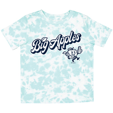 *Pre-Order* Toddler Hudson Valley BIG APPLES Tie-Dye Tee | Teal