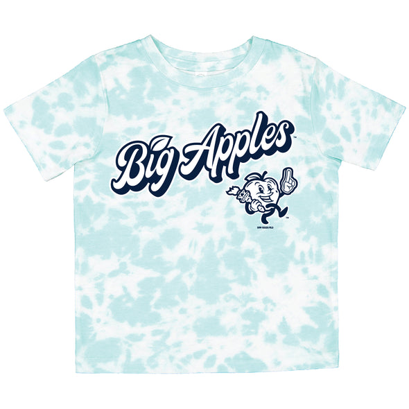 *NEW* Toddler HV BIG APPLES Tie-Dye Tee | Teal