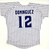 YOUTH FB Dominguez #12 Pinstripes Replica Home Jersey [SALE]