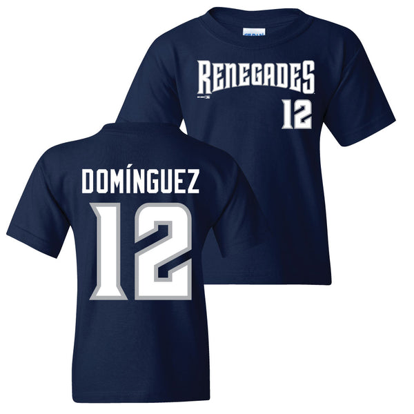 YOUTH Domínguez #12 T-Shirt – Hudson Valley Renegades Official