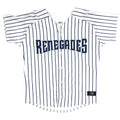 ADULT Jones #93 Pinstripes Replica FB Home Jersey